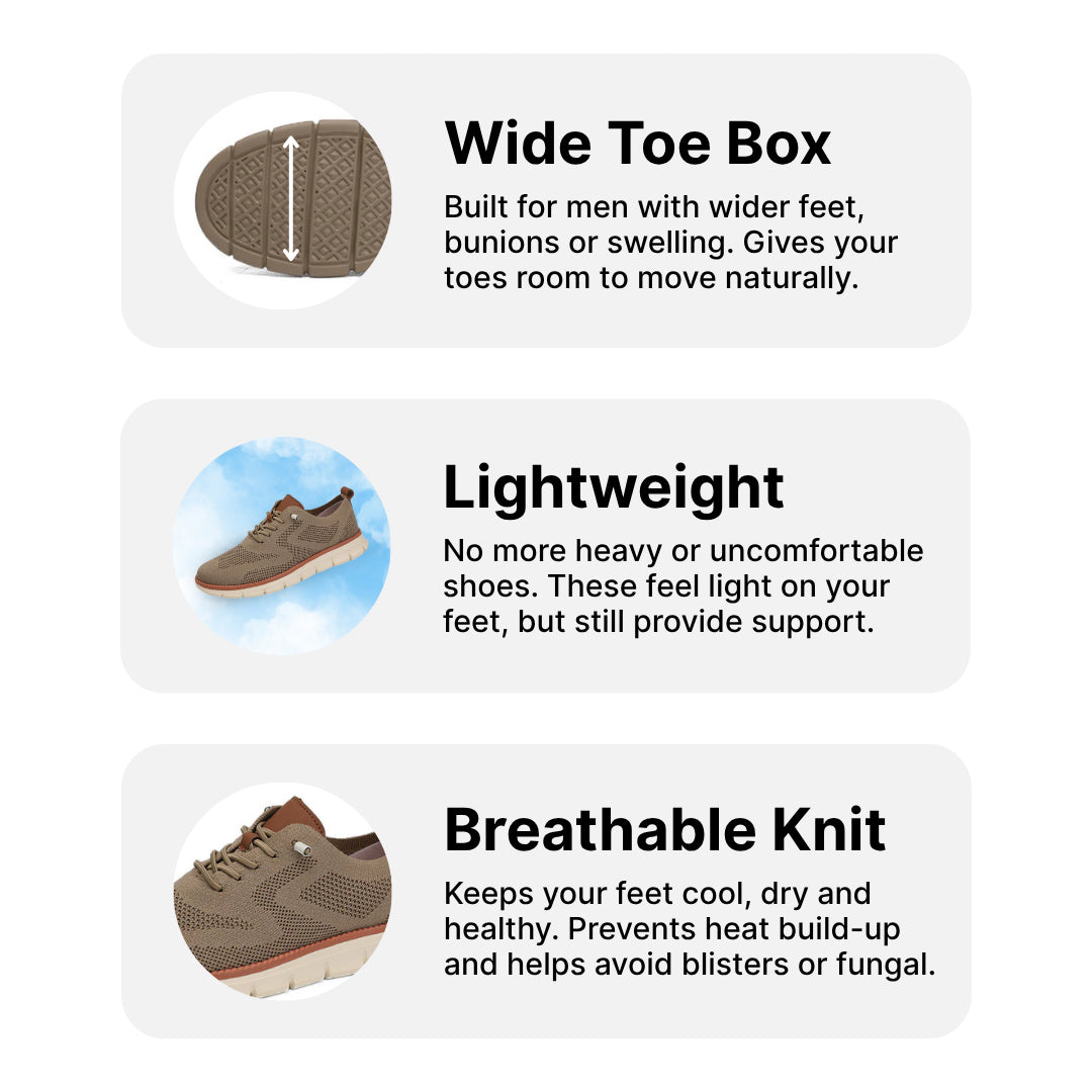 Orthopaedic Shoes for Diabetic Men